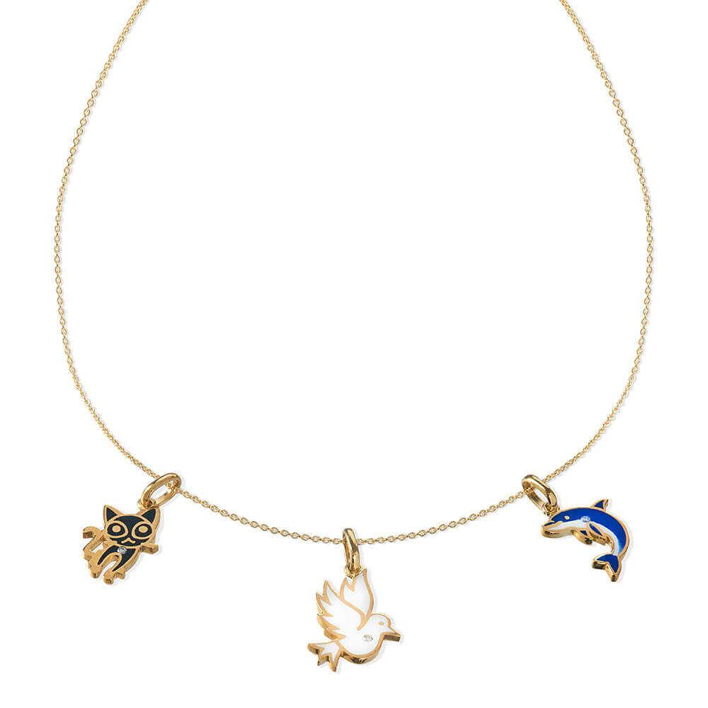 PANDA CHARM & CHAIN