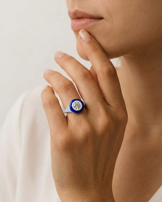 DEEP SEA SOLITAIRE - ROUND DIAMOND