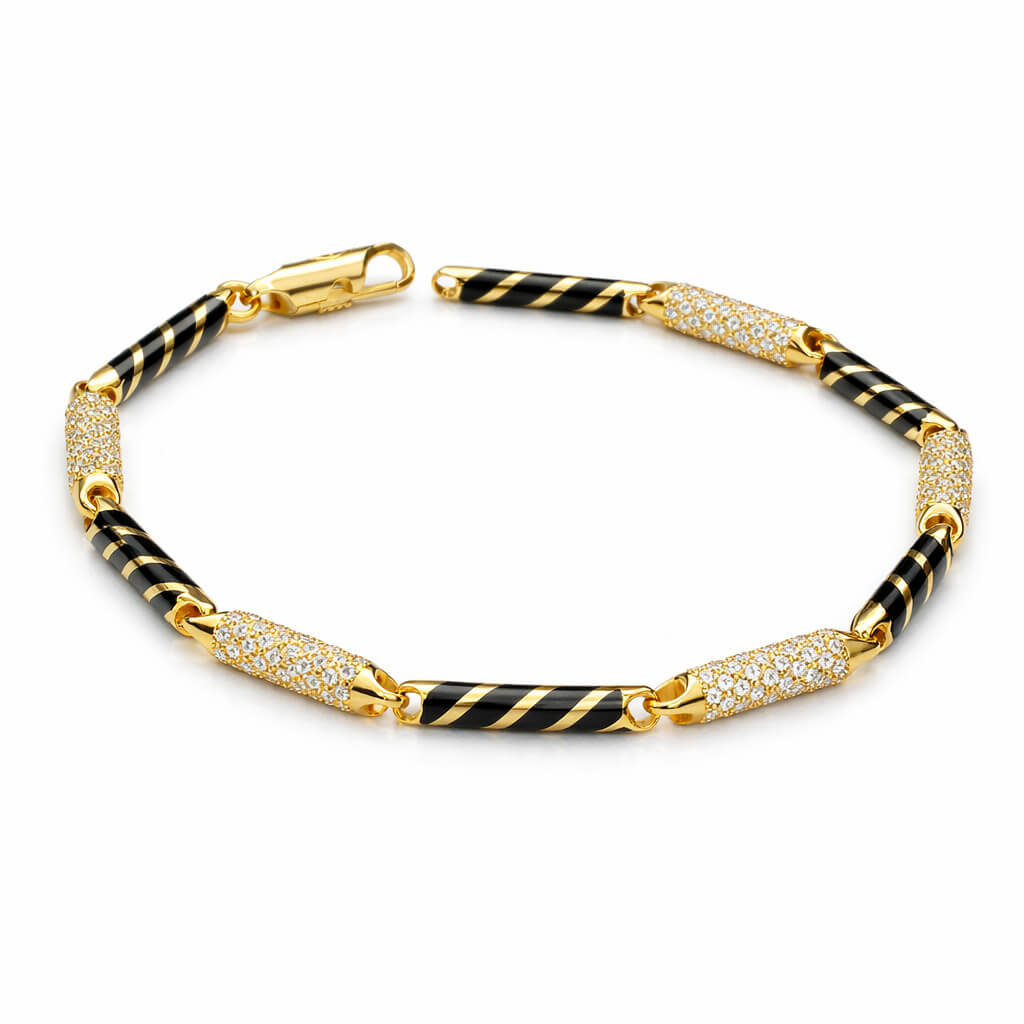 SPIRAL BRACELET DIAMOND PAVE