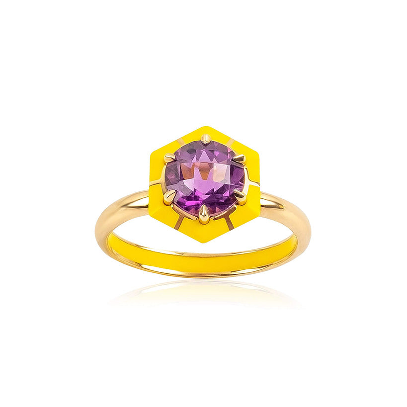 HEXAGON HALO RING