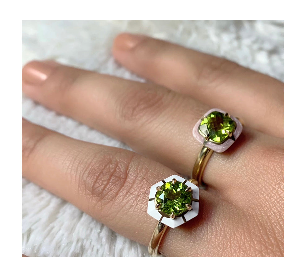 HEXAGON HALO RING