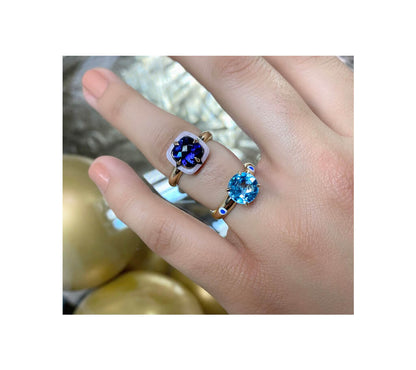 CUSHION CUT IOLITE