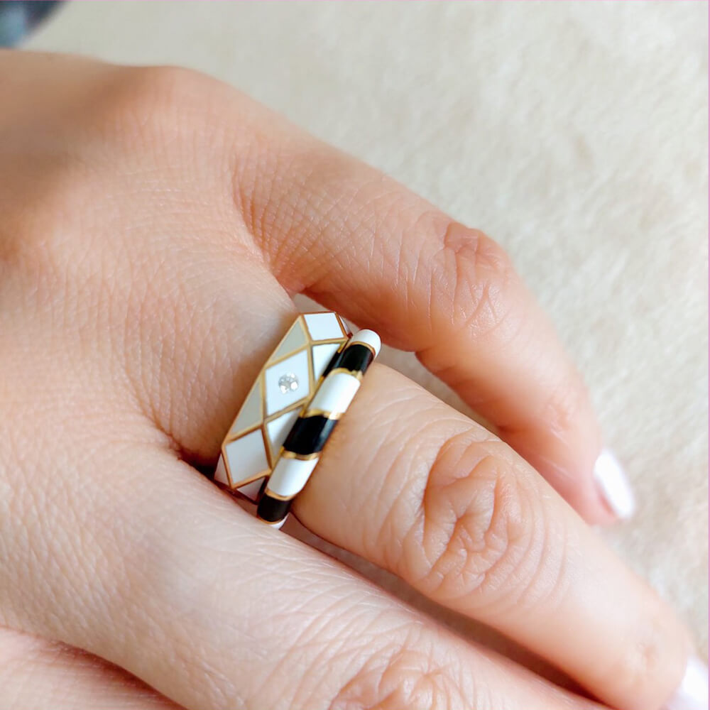 GEO RING BAND