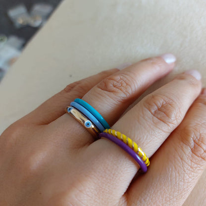 EVIL EYE RING BAND