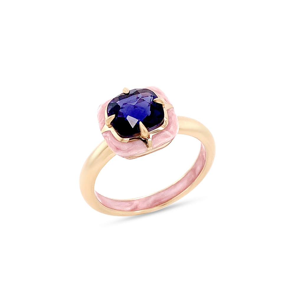 CUSHION CUT IOLITE